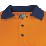 Tru Workwear Women's Recycled Anti-Microbial Micromesh L/S Two Tone Hi-Vis Polo Shirt c/w Segmented Tape TSW2425T1