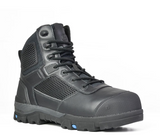 Bata Avenger Zip Sided Composite Safety Boots (Black) 804-66031
