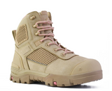 Bata Ladies Avenger Zip Sided Composite Safety Boots (Wheat) 504-8011