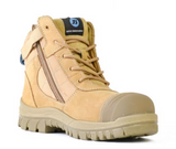 Bata Zippy Zip Sided Safety Boot (Wheat) 804-88841