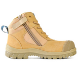 Bata Zippy Zip Sided Safety Boot (Wheat) 804-88841