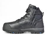 Bata Avenger Zip Sided Composite Safety Boots (Black) 804-66031