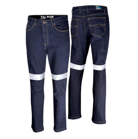Tru Workwear Stretch Denim Taped Jeans DT1156T