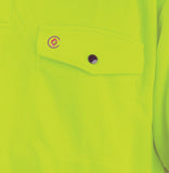 Tru Workwear Recycled Anti-Microbial Micromesh S/S Two Tone Hi-Vis Polo Shirt TS2415