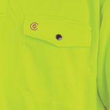 Tru Workwear Women's Recycled Anti-Microbial Micromesh L/S Two Tone Hi-Vis Polo Shirt TSW2425