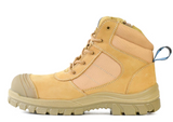 Bata Zippy Zip Sided Safety Boot (Wheat) 804-88841