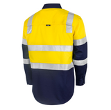 Tru Workwear Lightweight Vented Hi-Vis Drill Class 3 Shirt with Reflective Tape CS2000T4