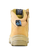 Bata Zippy Zip Sided Safety Boot (Wheat) 804-88841