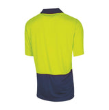 Tru Workwear Hi Vis 2 Tone Micromesh Short Sleeve Polo Shirt CS2851