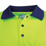 Tru Workwear Women's Recycled Anti-Microbial Micromesh L/S Two Tone Hi-Vis Polo Shirt TSW2425