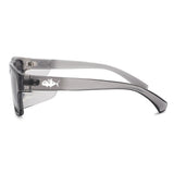 Insalt Eziview Polarised Safety Glasses Trans Grey/Dark Lens SW4380TG01103