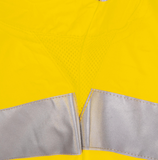 Tru Workwear Lightweight Vented Hi-Vis Drill Class 3 Shirt with Reflective Tape CS2000T4