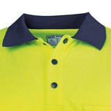 Tru Workwear Recycled Anti-Microbial Micromesh L/S Two Tone Hi-Vis Polo Shirt c/w Segmented Tape TS2425T1