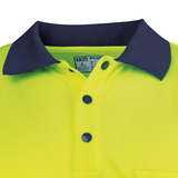 Tru Workwear Women's Recycled Anti-Microbial Micromesh L/S Two Tone Hi-Vis Polo Shirt c/w Segmented Tape TSW2425T1