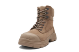 Blundstone Unisex Rotoflex Zip Safety Boot Stone 9063