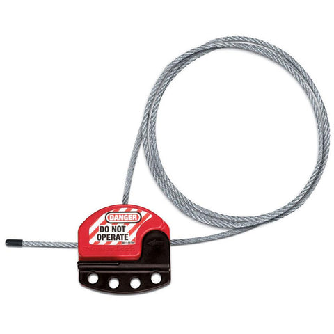 Master Lock® 1830mm Adjustable Lockout Cable S806