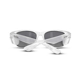 SAFESTYLE GLASSES CLASSICS CLEAR FRAME POLARISED LENS EYEWEAR CCP100