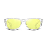 SAFESTYLE GLASSES CLASSICS CLEAR FRAME YELLOW LENS EYEWEAR CCY100
