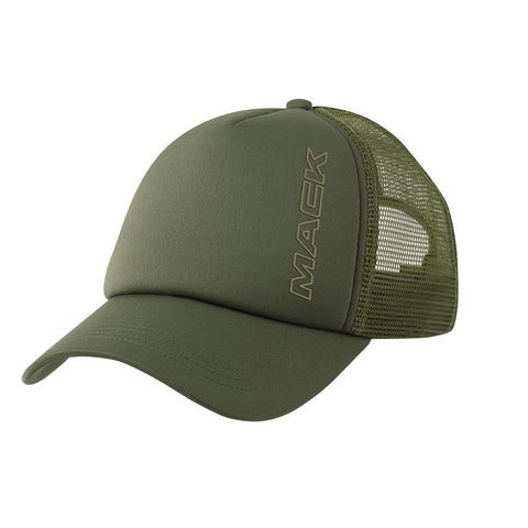 Mack Curved Brim Foam Trucker Cap (Military Green) MKBAF2401MI