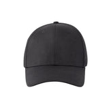 Mack Plain Fitted Polyestet Curved 6 Panel Cap X-Pand (Black) MKFLP240P