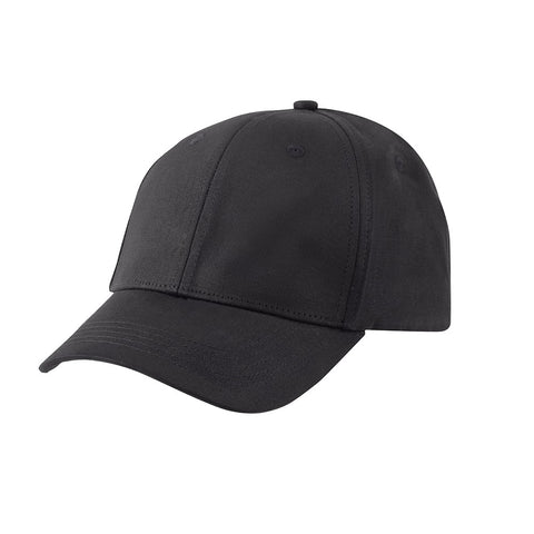 Mack Plain Fitted Polyestet Curved 6 Panel Cap X-Pand (Black) MKFLP240P