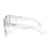 SAFESTYLE GLASSES FUSION CLEAR FRAME CLEAR LENS EYEWEAR FCC100