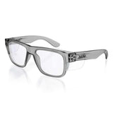 SAFESTYLE GLASSES FUSION GRAPHITE FRAME CLEAR LENS EYEWEAR FGC100