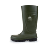 Bekina Steplite EasyGrip, Steel Toe Cap (S4) Gumboot (Green) XAN3P-9180A