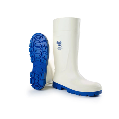 Bekina Steplite EasyGrip, Steel Toe Cap (S4) Gumboot (White) XAN3P-1053AZ