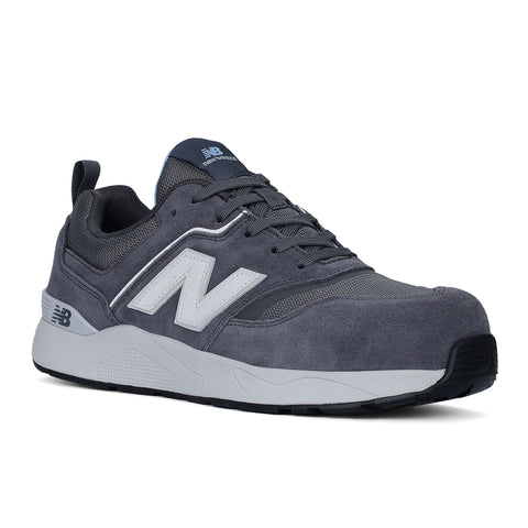 New Balance Womens Elite Lite Safety Shoes (Magnet/Whispy Blue)