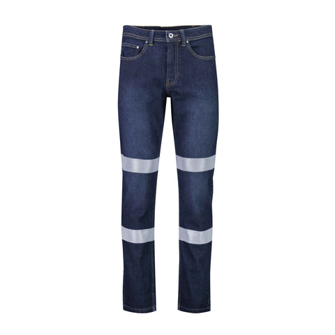 Syzmik Mens Bio Motion Taped Stretch Jean (Denim) ZP907