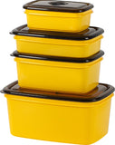 Rugged Xtremes Yellow Assorted Reusable Crib Container Set  RX11L160