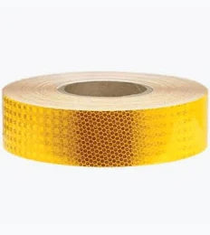 Class 2 Reflective Tape 50mm x 45.7mtr Yellow RT3Y