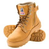 Steel Blue - Argyle Zip Nitrile Outsole Boots 322152