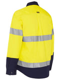 Bisley Womens Taped Hi Vis 2 Tone Maternity Drill Shirt BLM6456T