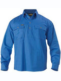 Bisley Closed Front Cotton Long Sleeve Drill Shirt BSC6433