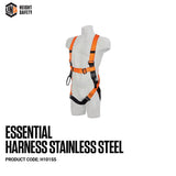 LINQ Essential Harness Stainless Steel (M - L)   H101SS