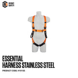 LINQ Essential Harness Stainless Steel (M - L)   H101SS