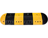 Rubber Speed Hump (Black/Yellow) 1000mm & Ends