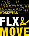 BISLEY FLEX & MOVE™ TWO TONE HI VIS STRETCH UTILITY SHORT SLEEVE SHIRT BS1177XT