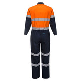 Portwest Hi Vis 2 Tone Regular Weight Coveralls c/w Reflective Tape MA931