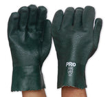 Pro Choice Green PVC Glove Short PVC27DD