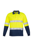 Syzmik Hi Vis Long Sleeve Hoop Taped Spliced Polo ZH235