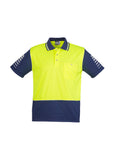 Syzmik Mens Hi Vis Zone Short Sleeve Polo ZH236