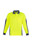 Syzmik Unisex Hi Vis Squad Long Sleeve Polo ZH238