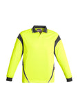 Syzmik Mens Hi Vis Aztec Long Sleeve Polo ZH249