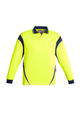 Syzmik Mens Hi Vis Aztec Long Sleeve Polo ZH249