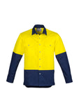 Syzmik Mens Hi Vis Spliced Industrial Shirt ZW122