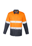 Syzmik Unisex Hi Vis Spliced Rugged Shirt - Hoop Taped ZW129