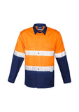 Syzmik Unisex Hi Vis Spliced Rugged Shirt - Hoop Taped ZW129